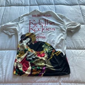 Aussie 2003 Colorado bicycle tour ride the Rockies cycle shirt medium